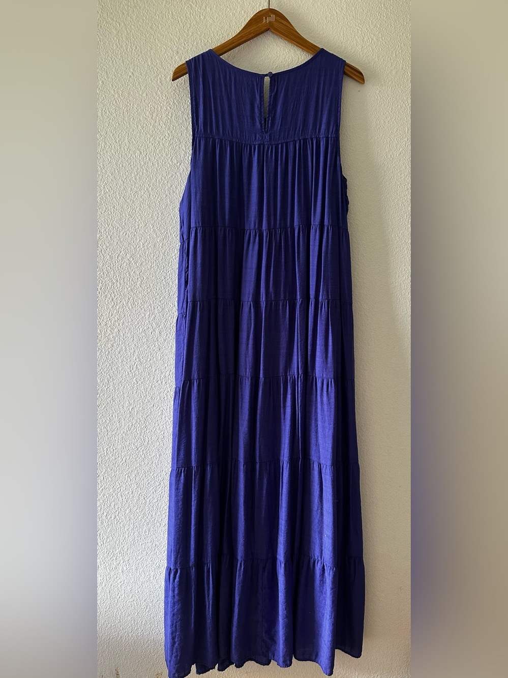 J. Jill Sleeveless Maxi Dress in Royal Blue - Picture 4 of 4